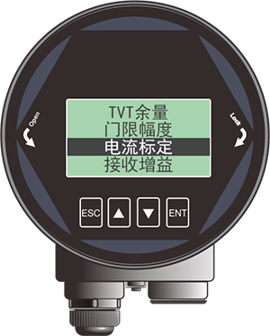 昌暉80G雷達物位計電流標定界面