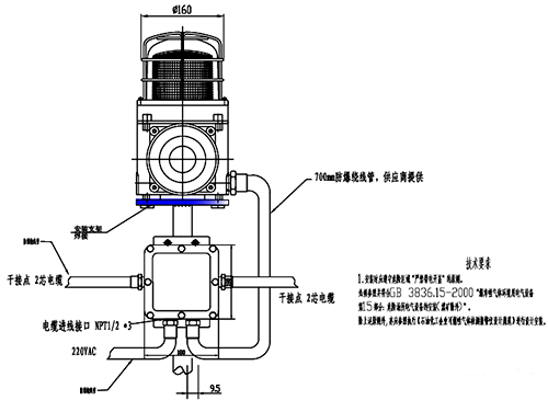 四線(xiàn)制區(qū)域聲光報(bào)警器